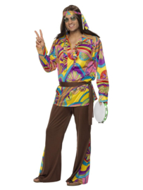 Psychedelic Hippie Man kostuum