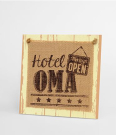Wooden sign - Oma |
