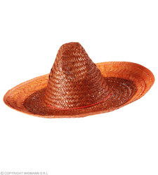 Mexicaanse sombrero oranje
