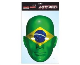 Maske der brasilianischen Flagge WEG=WEG