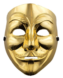V for Vendetta goud masker