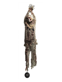 Hangend gevangene skelet pro 210cm