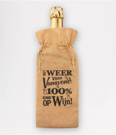 Bottle gift bag - Weersverwachting