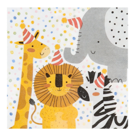 Papierservietten Safari | Tierdruck