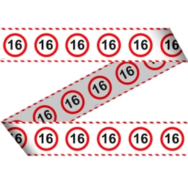 Markierungsband Verkehrszeichen 16 Jahre