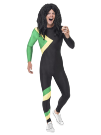Jamaican Hero kostuum | verkleedkleding jamaica bobsleeer