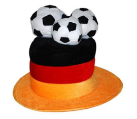 Duitsland voetbalhoed velvet