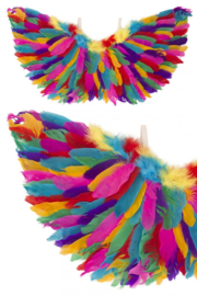 Feather Wings Regenbogen-Chic