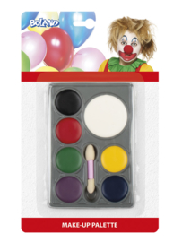 Schmink clown set 7 kleuren