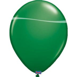 Kwaliteitsballon metallic groen 10 stuks