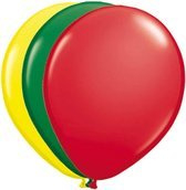 Luftballons Karneval Limburg rot gelb grün 25 Stück