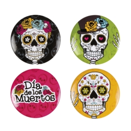 Buttons day of the dead