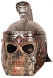 Romeinse skull helm deluxe brons