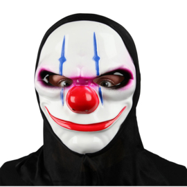 Freaky Clown Maske mit Kapuze