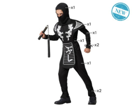 Ninja black shadow kinder kostuum