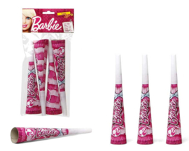Barbie feest toeters | 4 stuks | licentie versieringen