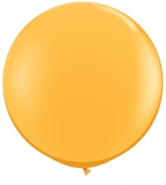 Ballon 90cm goldgelb qualatex