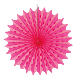 Honeycomb fan neon roze
