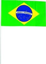 20 Braziliaanse vlaggetjes - Feestdecoratievoorwerp