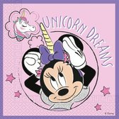 Minnie Unicorn Dreams | Kompostierbare Servietten