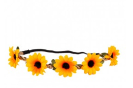 Stirnband Blumen Sonnenblume
