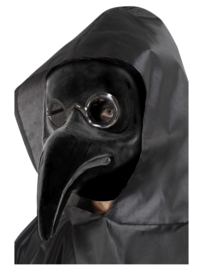 Maske Authentic Plague Doctor Schwarz