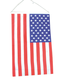 Hangende vlag Amerika 40x60cm