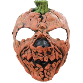 Halloween-Kürbis-Maske aus Latex