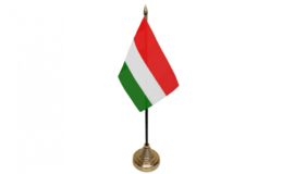 Tafelvlag Hongarije zwart