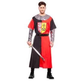 Middeleeuwse ridder rood