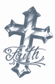 Gefängnis Tattoos Glaube Kreuz