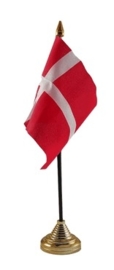 Tafelvlag Denemarken zwart