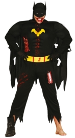 Zombie batman kostuum