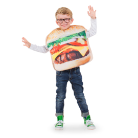 Hamburger kostuum  foam kinderen
