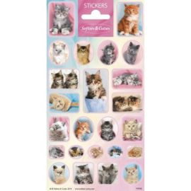 Sticker vel Softies & Cuties Kittens
