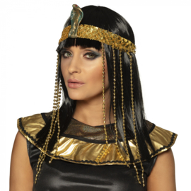 Perücke Ägyptische Königin mit Stirnband