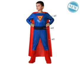 Superman Kostüm mit Umhang | Superheld Junge