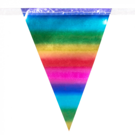 Mini Regenboog folie Vlaggenlijn
