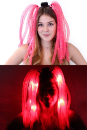 Pink haarband lichtslangen