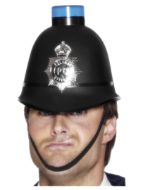 Engelse politie helm met licht
