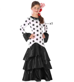 Flamenco rumba jurk | Spaanse kinder kostuum