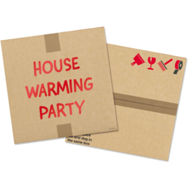 House warming party servetten