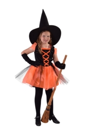 Heksen jurkje pumpkin (op=op)