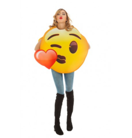 Emoji Kuss Herz Kostüm