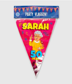 Party Vlaggen - Sarah cartoon | Vlaggenlijn