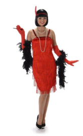 Flapper Kleid rot | roaring 20er Jahre Kleid