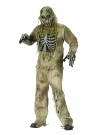 Skeleton zombie kostuum