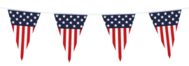 USA-Flaggenlinie