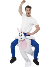 Gedragen konijn kostuum