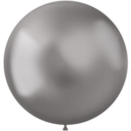Ballonnen Intense Silver 48cm - 5 stuks